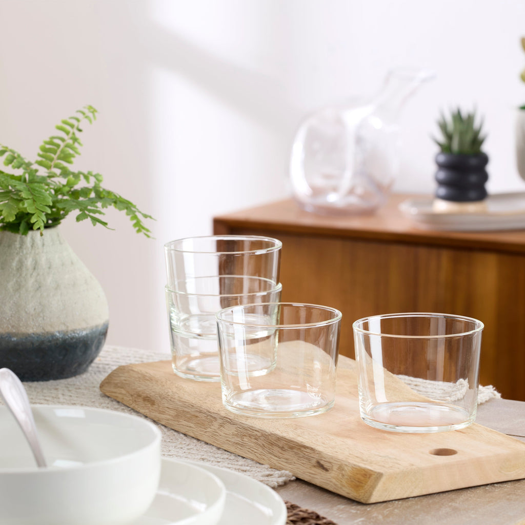 Stackables Clear Short & Tall Glasses 12-Piece Set