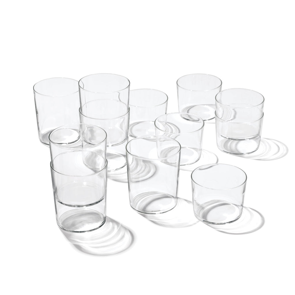 Stackables Clear Short & Tall Glasses 12-Piece Set