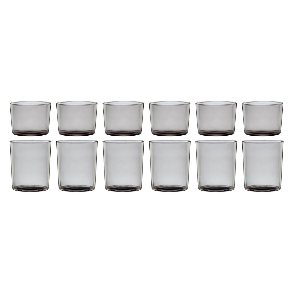 Stackables Smoke Short & Tall Glasses 12-Piece Set
