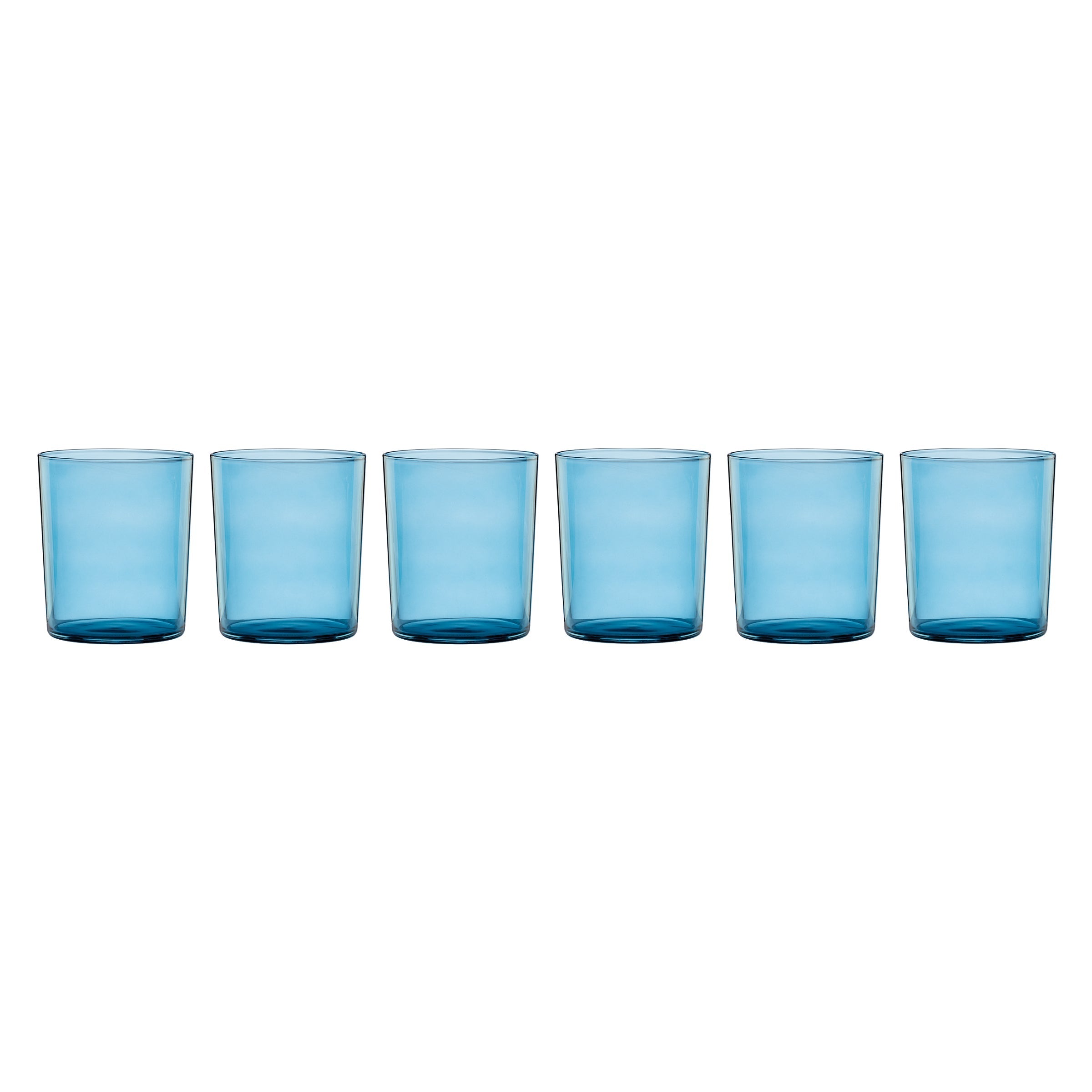 Bunny Hop Stackable Blue Tall Glasses, Set of 6