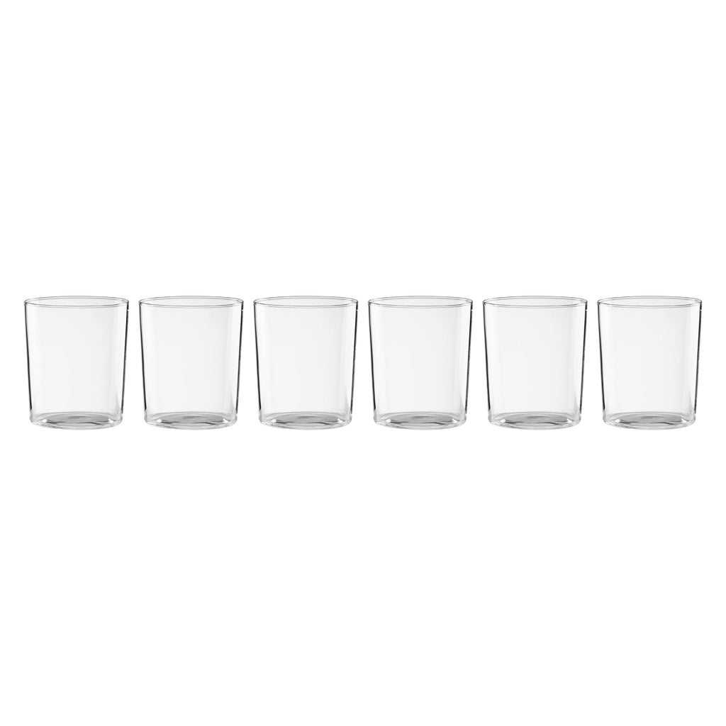 Bunny Hop Stackable Clear Tall Glasses, Set of 6