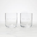 This Rocks & You're Neat Double Old-Fashioned Glasses, Set of 2