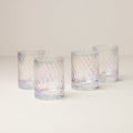 Tuscany Classics Iridescent Double Old-Fashioned Glasses, Set of 4
