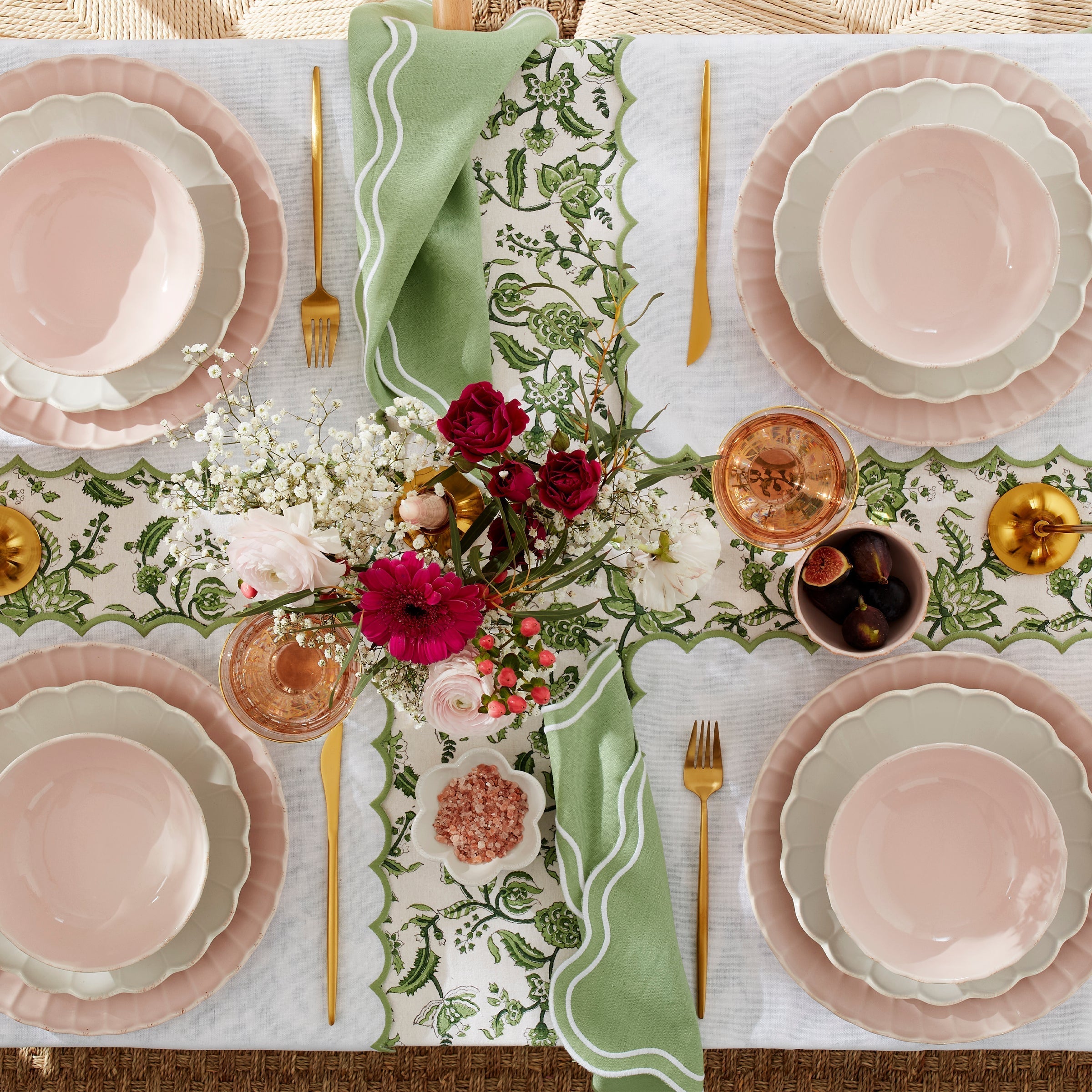 Zephyr Gold Satin 45-Piece Flatware Set