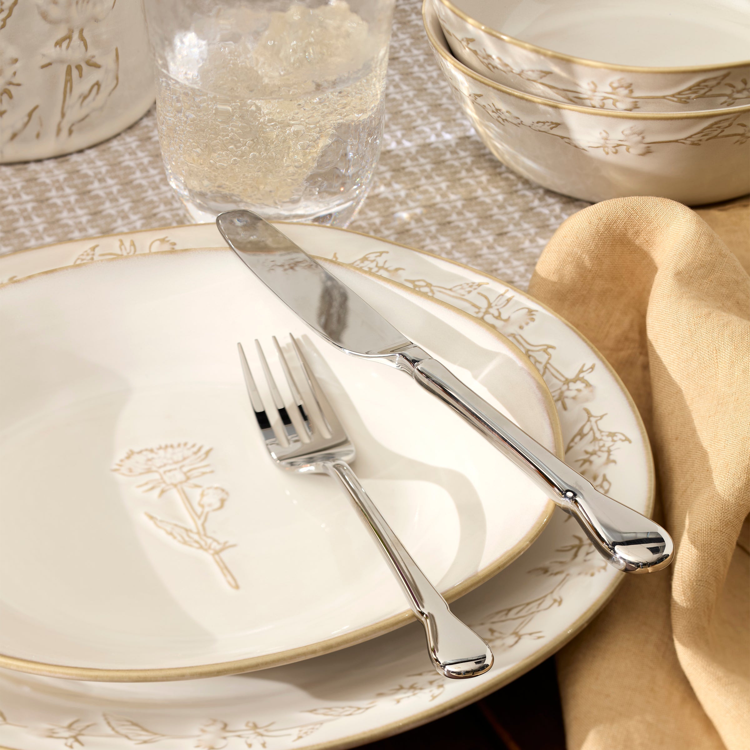 Homespun 12-Piece Dinnerware Set