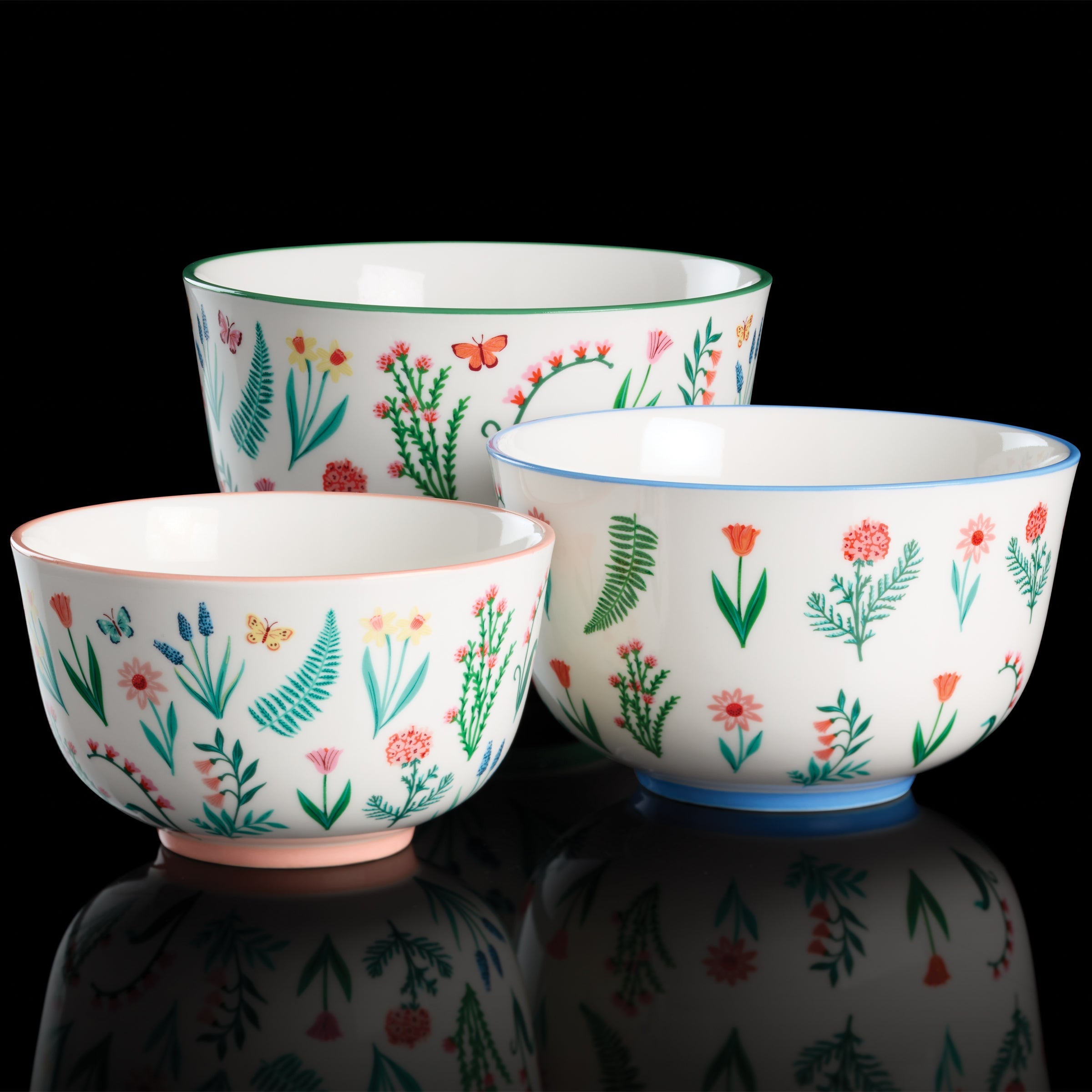First Blooms 3-Piece Nesting Bowl Set