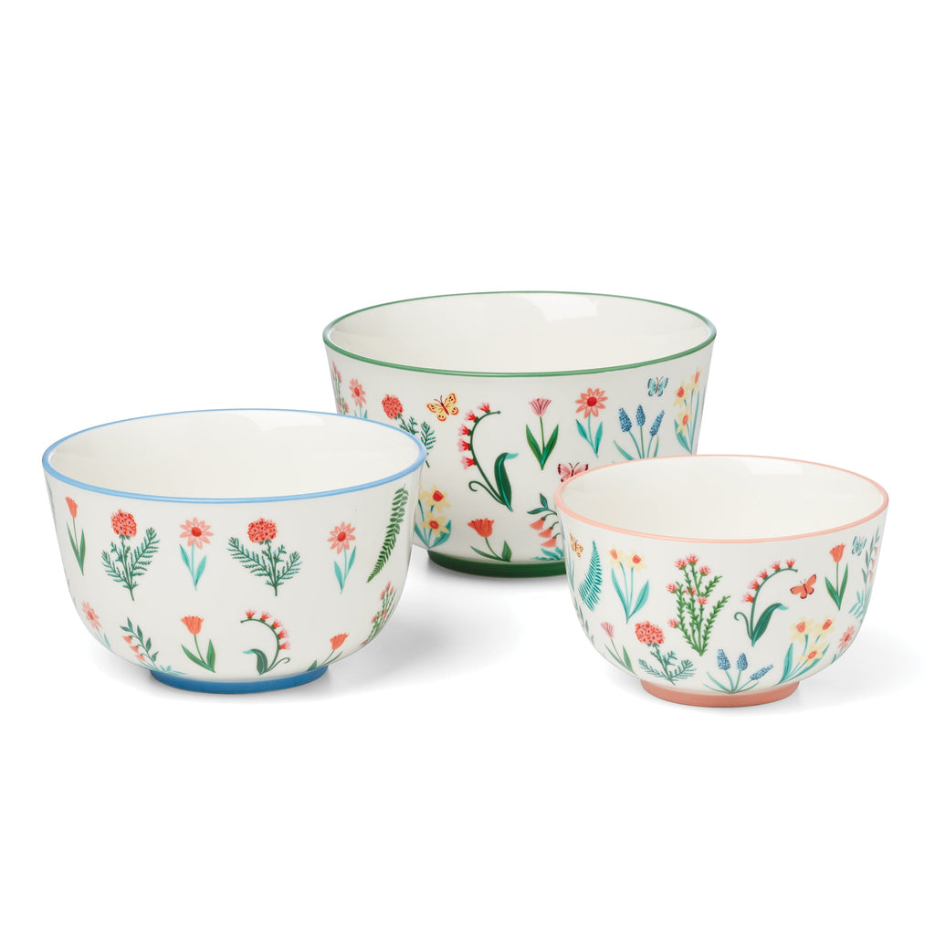 First Blooms 3-Piece Nesting Bowl Set