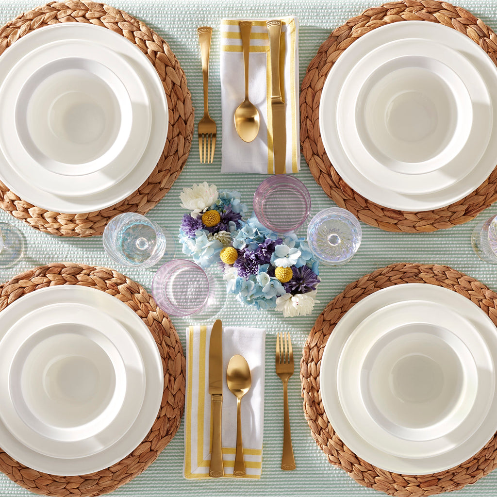 Studio 1414 Rimmed 12-Piece Dinnerware Set
