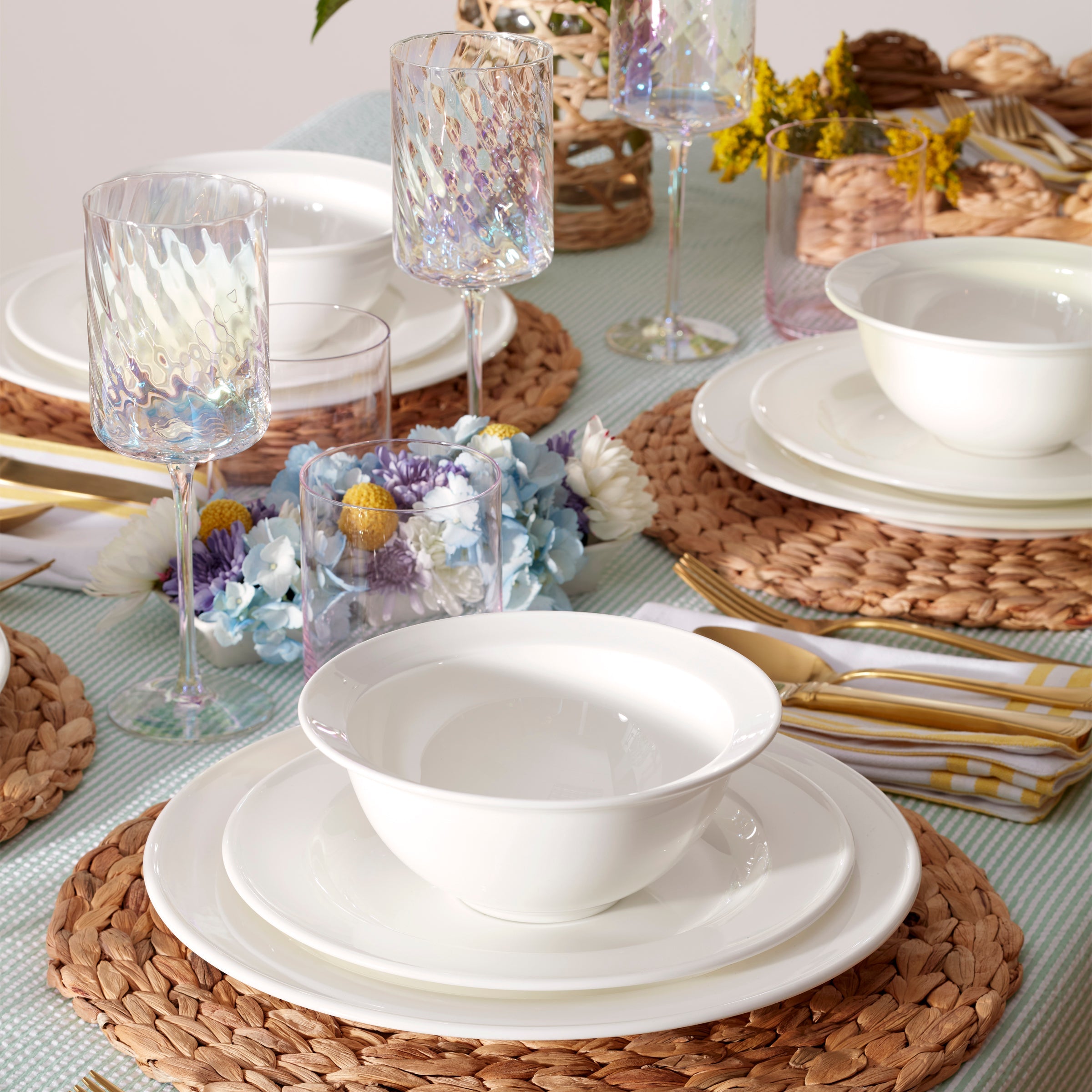 Studio 1414 Rimmed Accent Plates, Set of 6