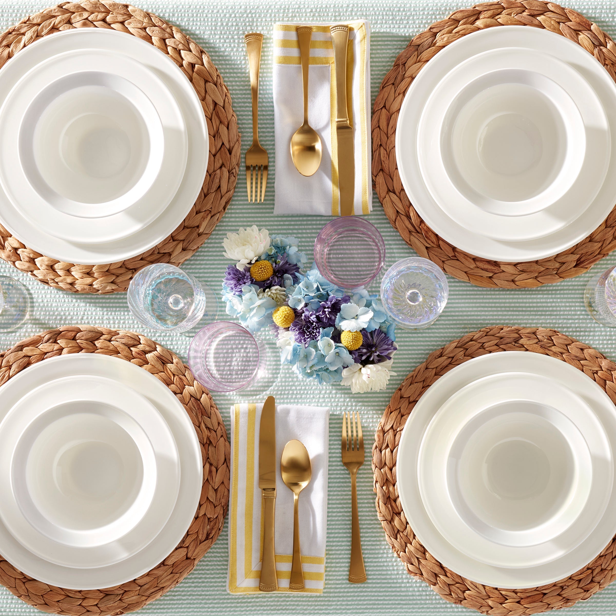 Studio 1414 Rimmed Accent Plates, Set of 6