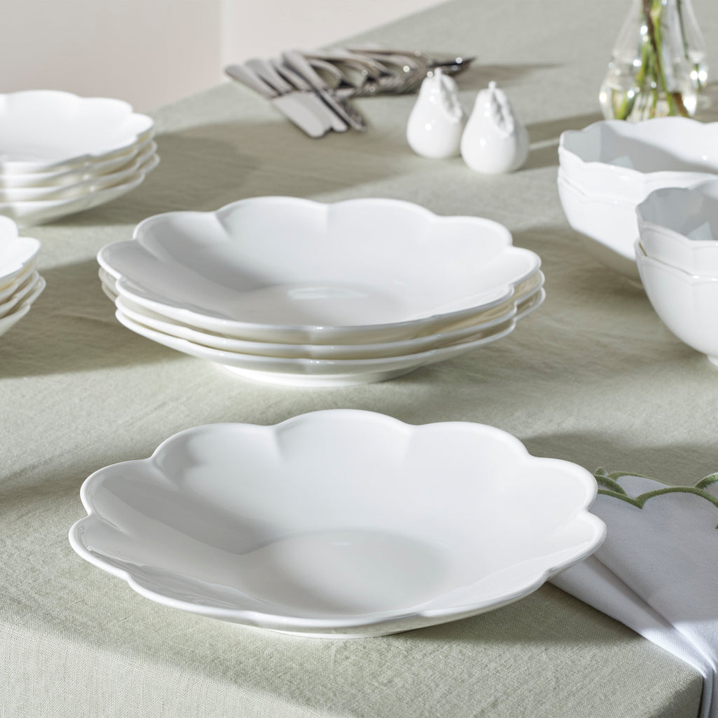 Studio 1414 Scallop 12-Piece Dinnerware Set