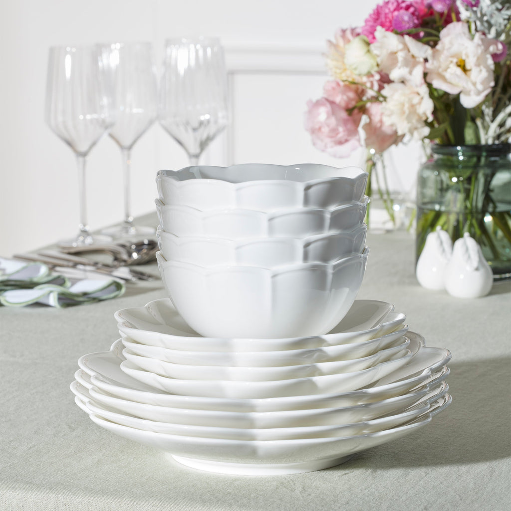 Studio 1414 Scallop 12-Piece Dinnerware Set