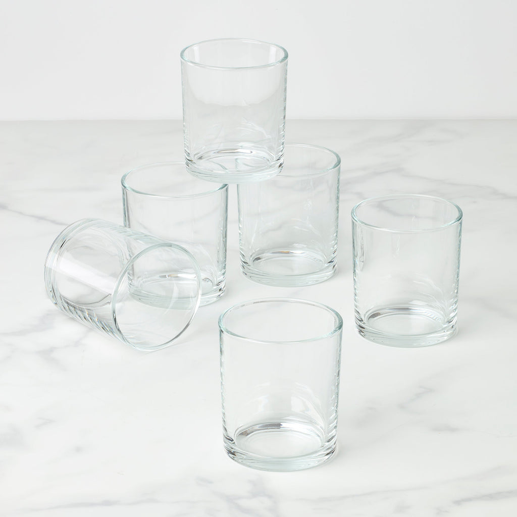 24 Seven Clear Medium Tumblers, Set of 6