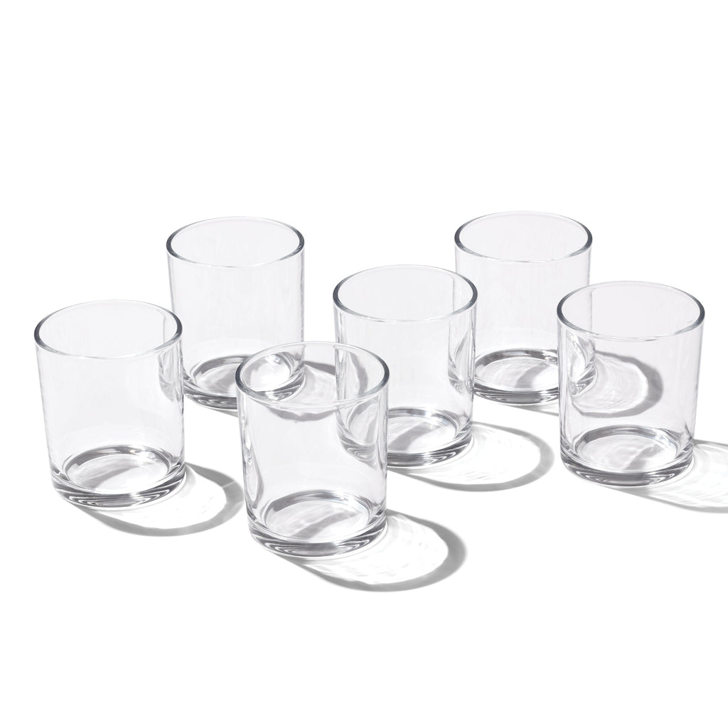 24 Seven Clear Medium Tumblers, Set of 6