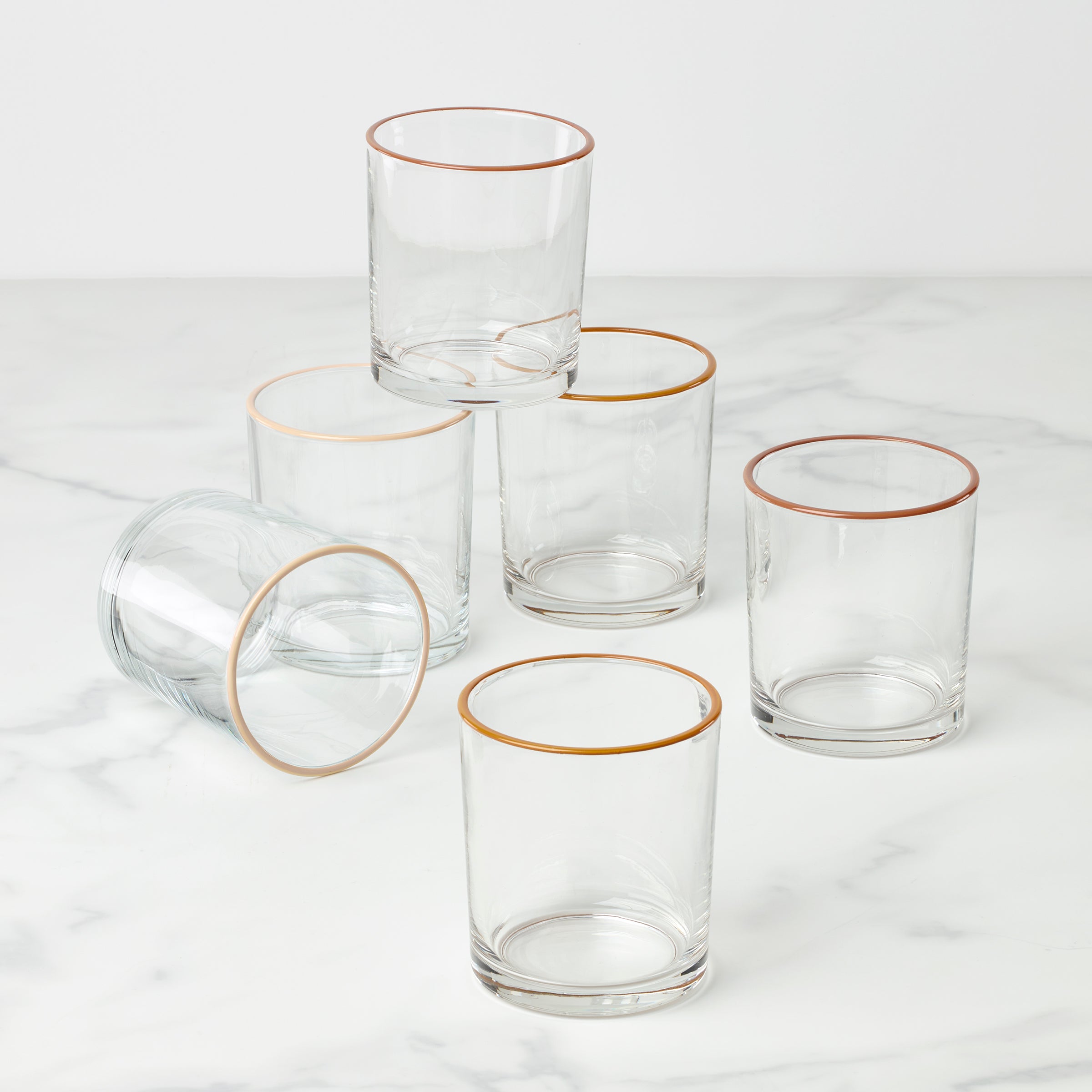 24 Seven Sunbaked 6-Piece Medium Tumbler Set