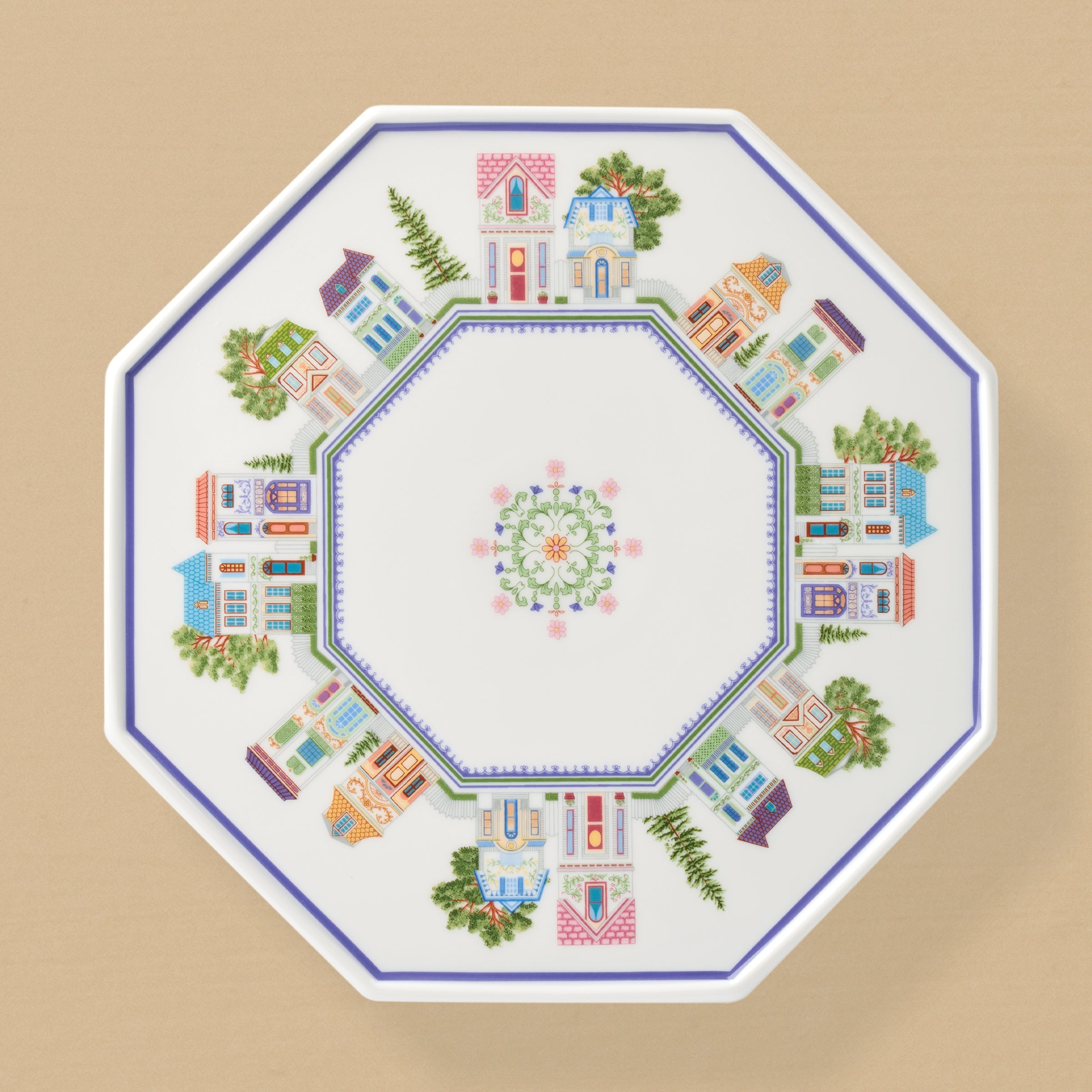 Lenox Spice Village Cake Plate