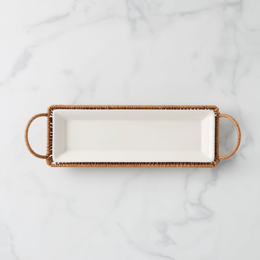 Willow & White, Hors D'Oeuvres Tray with Server