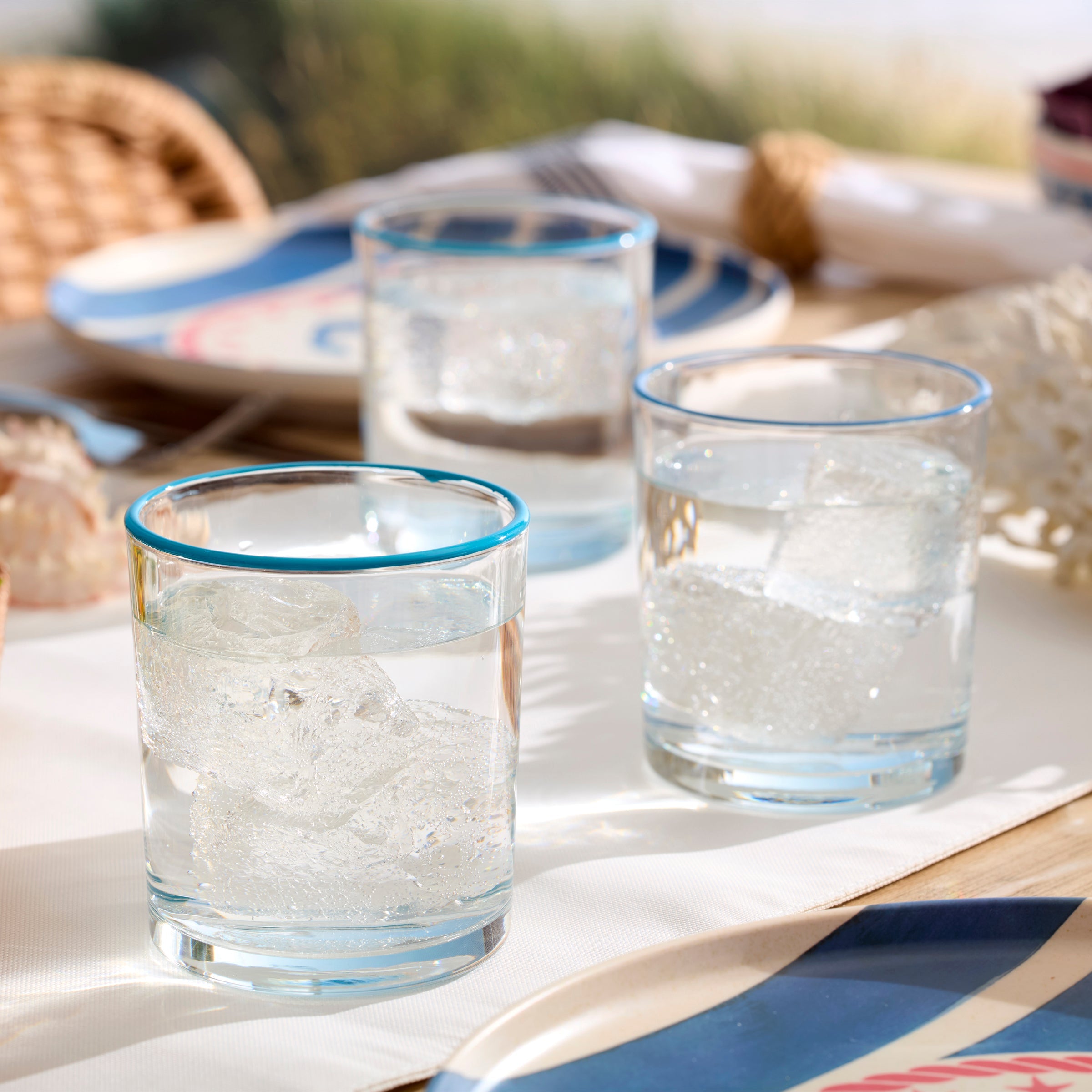 24 Seven Turquoise 6-Piece Medium Tumbler Set