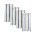 Blue Bay Stripe Dinner Napkins, Set of 4