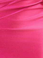 Ariana | Fuchsia Sheath Off the Shoulder Short Satin Homecoming Dress