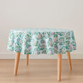 Lenox Spice Village Allover 70x70 Round Tablecloth