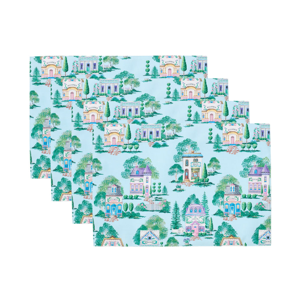 Lenox Spice Village Allover Placemats, Set of 4