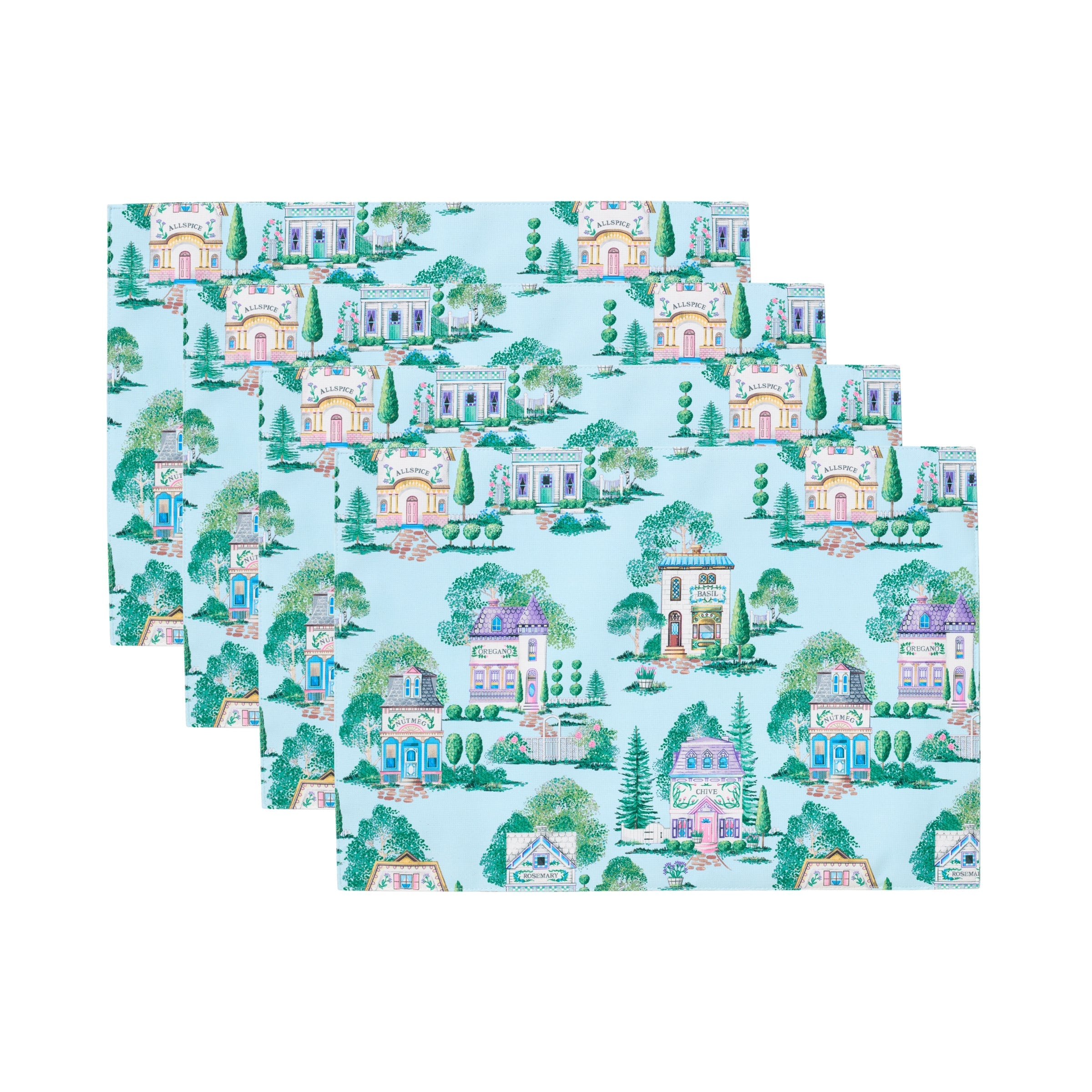 Lenox Spice Village Allover Placemats, Set of 4
