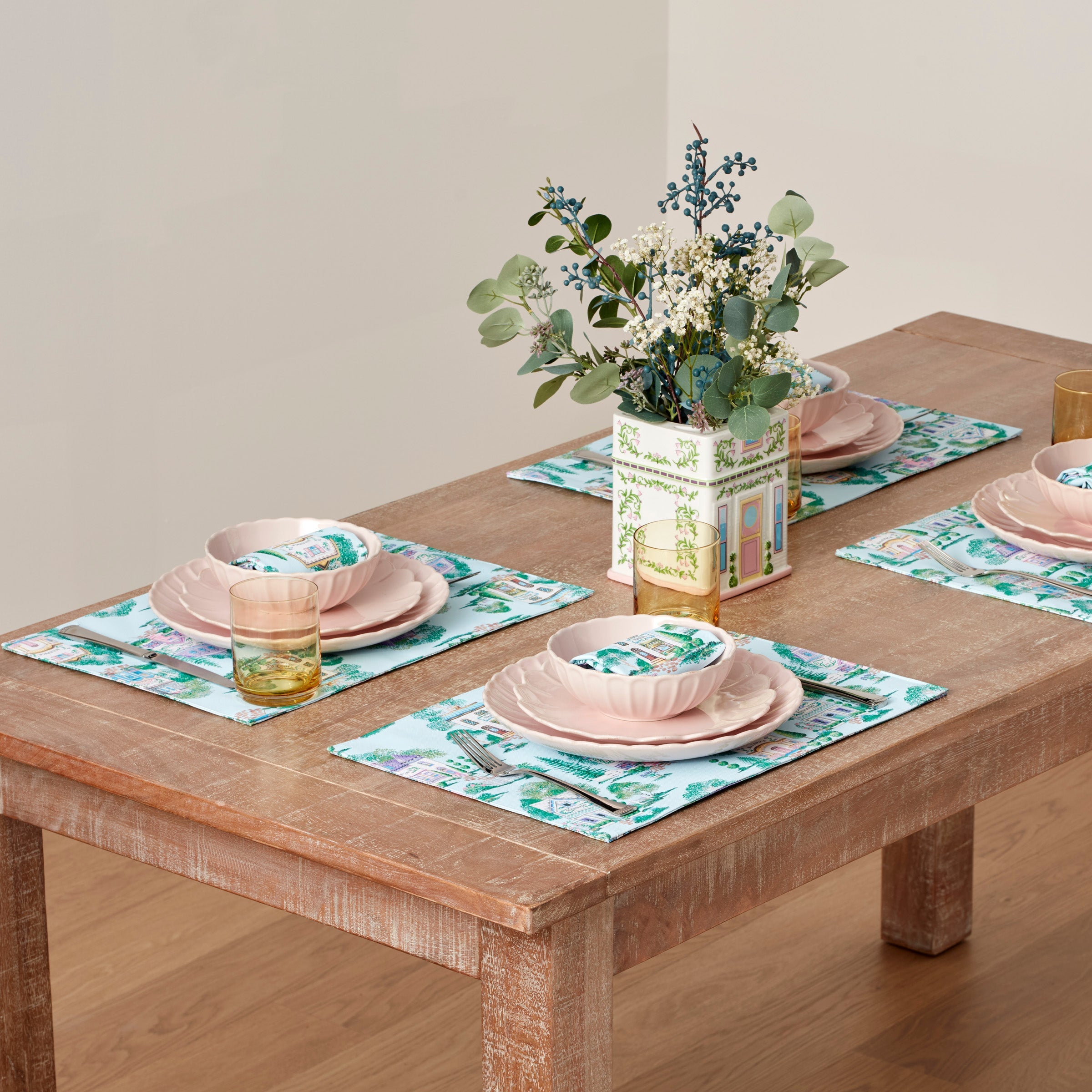 Lenox Spice Village Allover Placemats, Set of 4