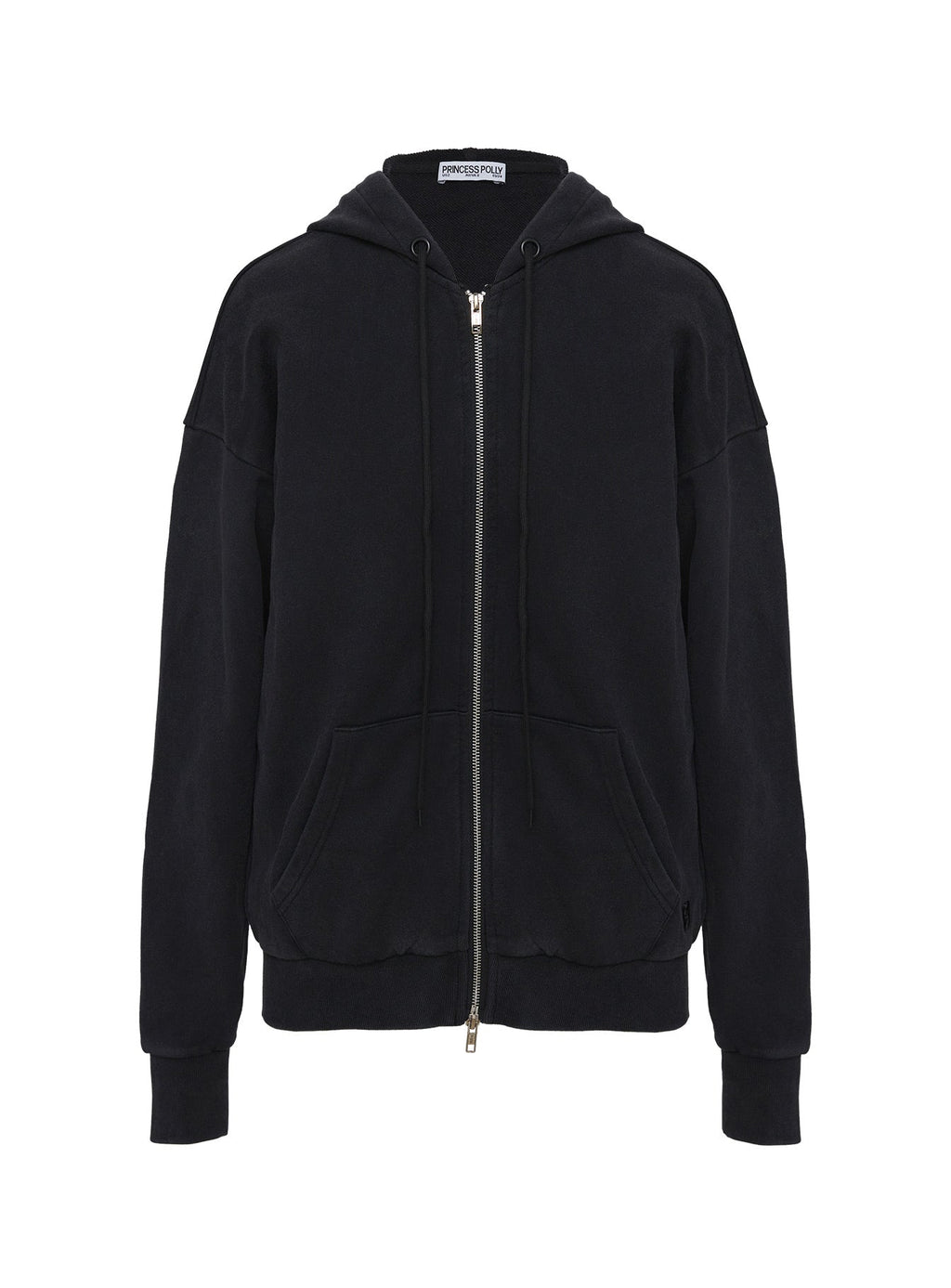All Day Oversized  Hoodie Washed Black