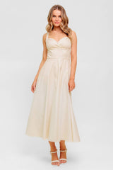 A Line Tea Length Cocktail Dress Flying Tomato ID22546