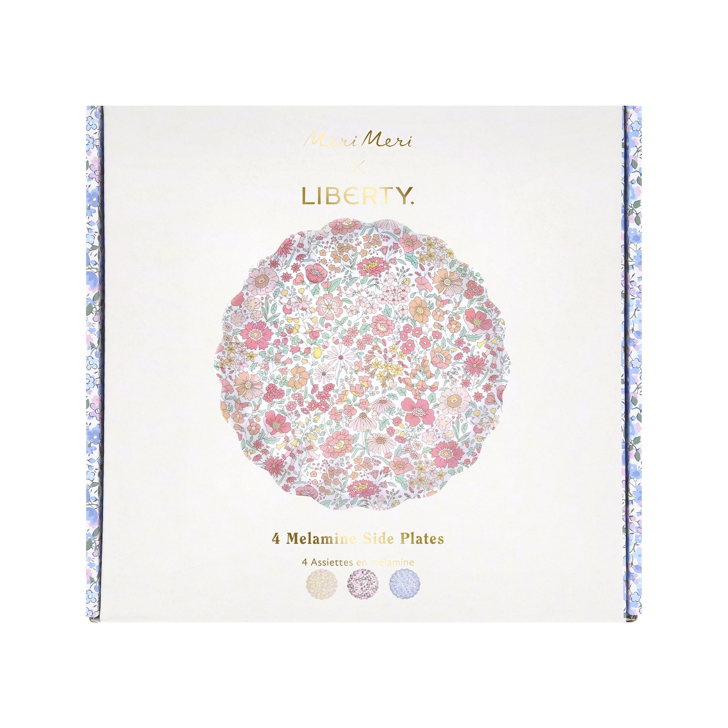 Meri Meri X Liberty Floral Melamine Small Plate, Set of 4
