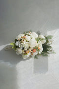 Artificial Peony Rose Cascade Wedding Flower Bouquets