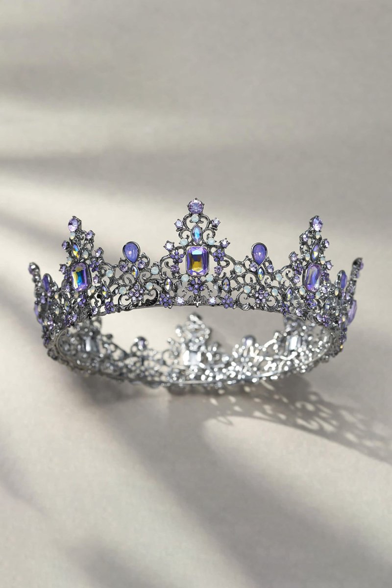 Baroque Colorful Crystal Crown