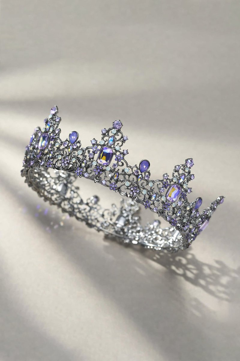 Baroque Colorful Crystal Crown