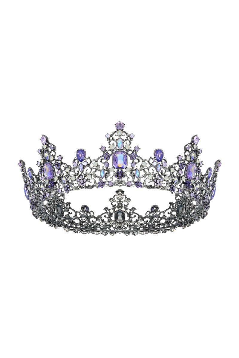 Baroque Colorful Crystal Crown