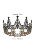 Baroque Crystal Crowns for Women