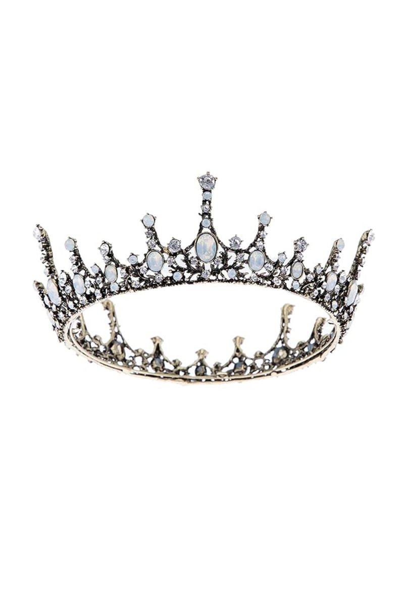 Baroque Wedding Green Aurora Borealis Tiaras