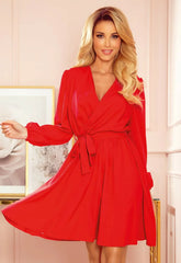 LBD Exclusive Red Bindy Party Dress