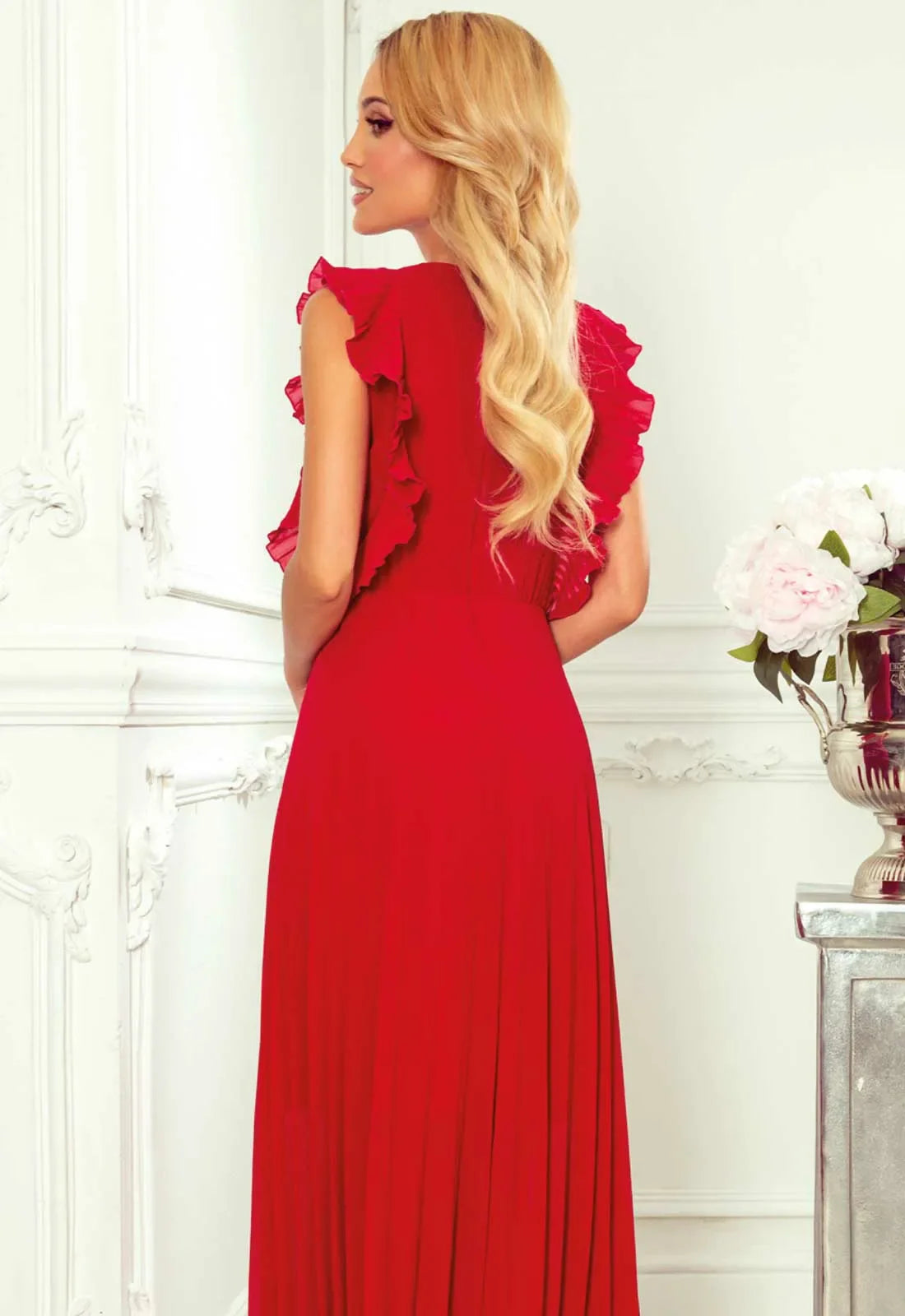 LBD Exclusive Red Emily Wedding Guest Dress