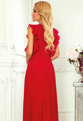 LBD Exclusive Red Emily Wedding Guest Dress