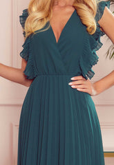 LBD Exclusive Green Emily Wedding Guest Dress