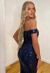 Nazz Collection Black Kristal Cocktail Dress