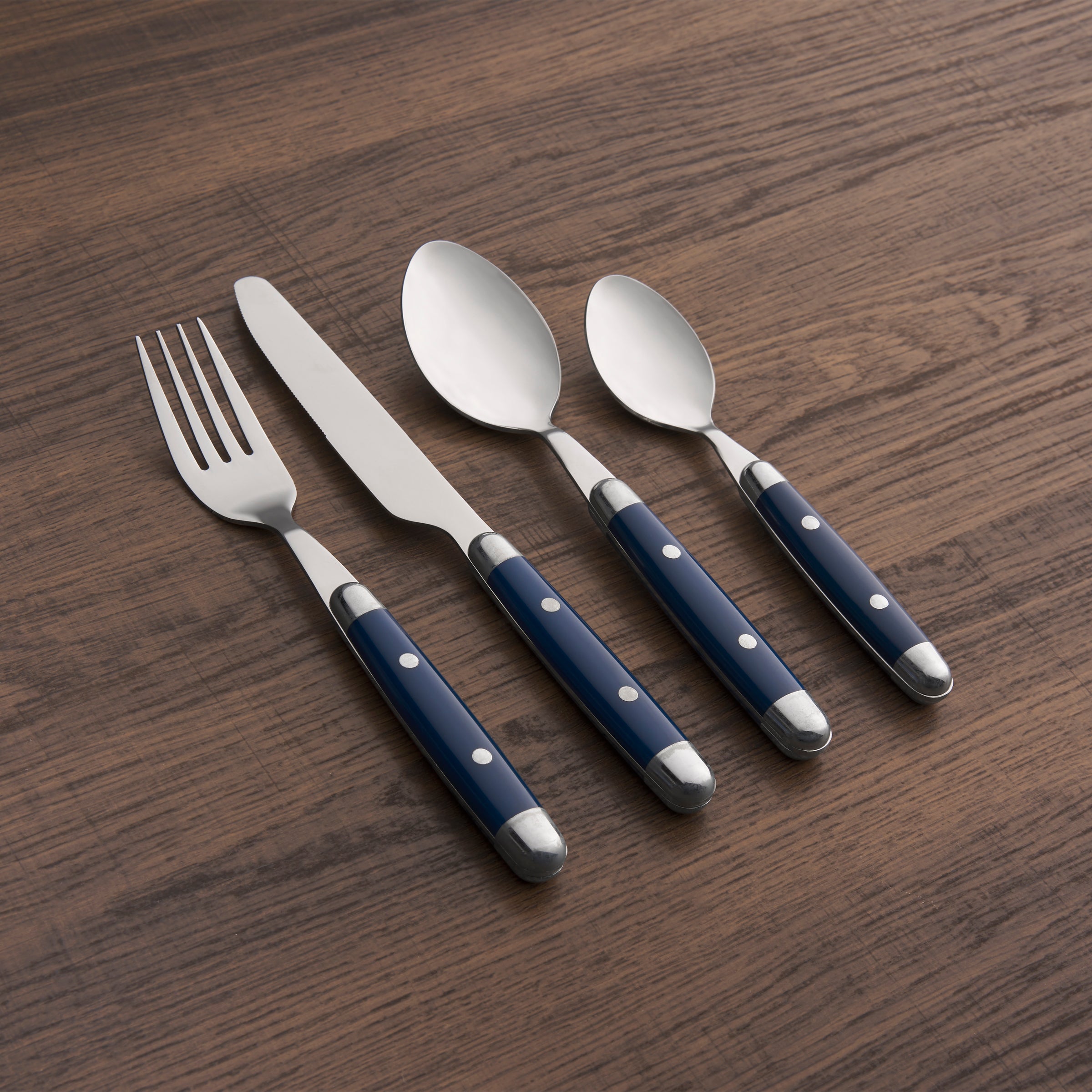 Jubilee Blue 16-Piece Flatware Set