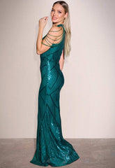 Little Black Dress Collection Green Kim Maxi Dress