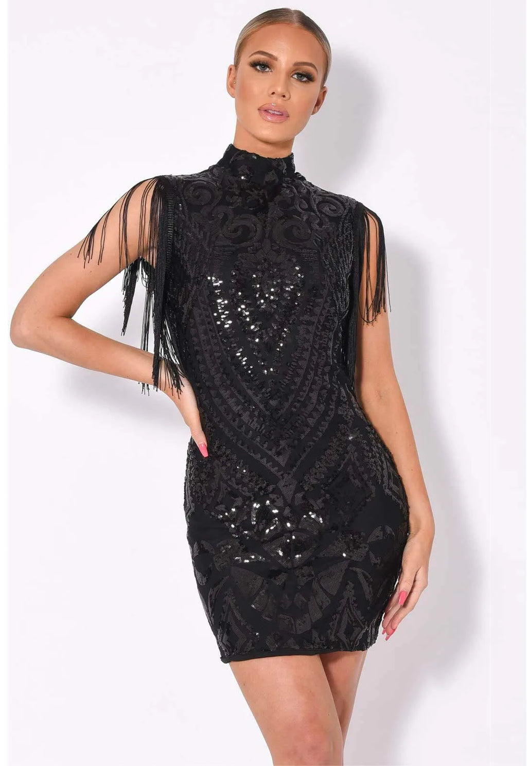Nazz Collection Black Kylie Mini Dress