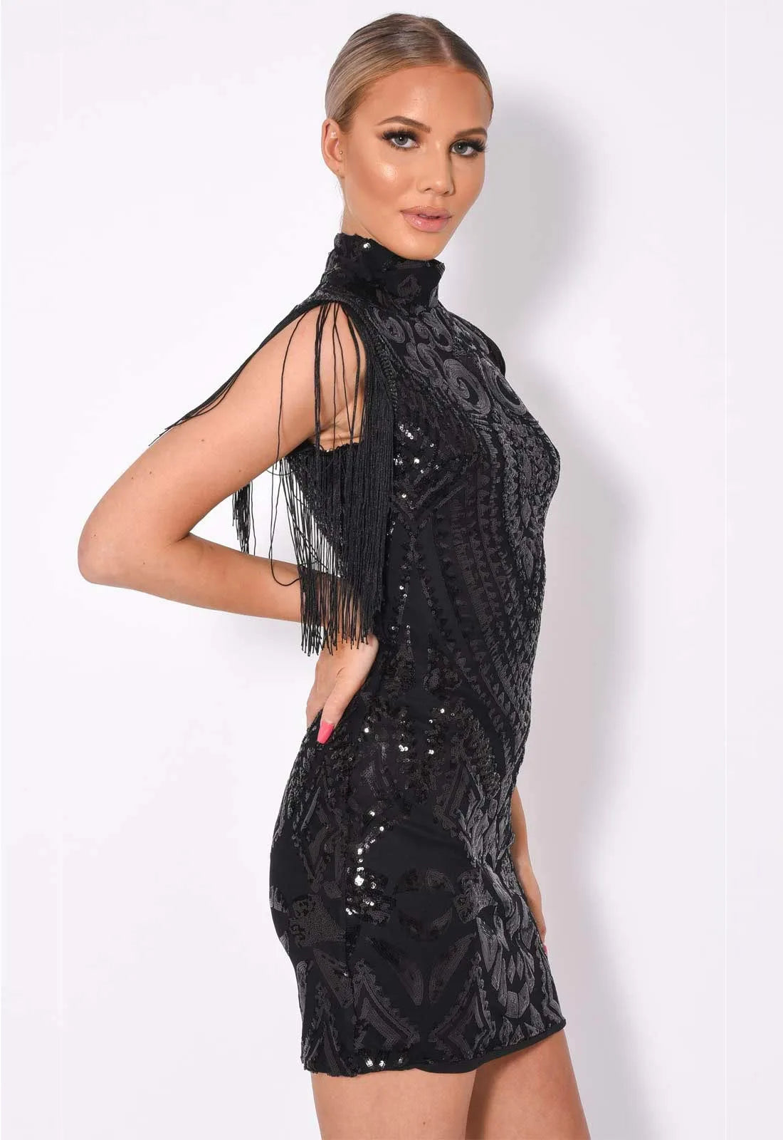 Nazz Collection Black Kylie Mini Dress