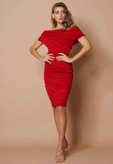 Little Black Dress Red Julia Cocktail Dress