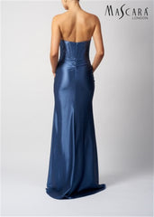 Mascara London Knot Skirt Jersey Airforce Gown