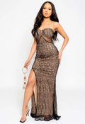 Nazz Collection Black My Moment Sequin Maxi Dress