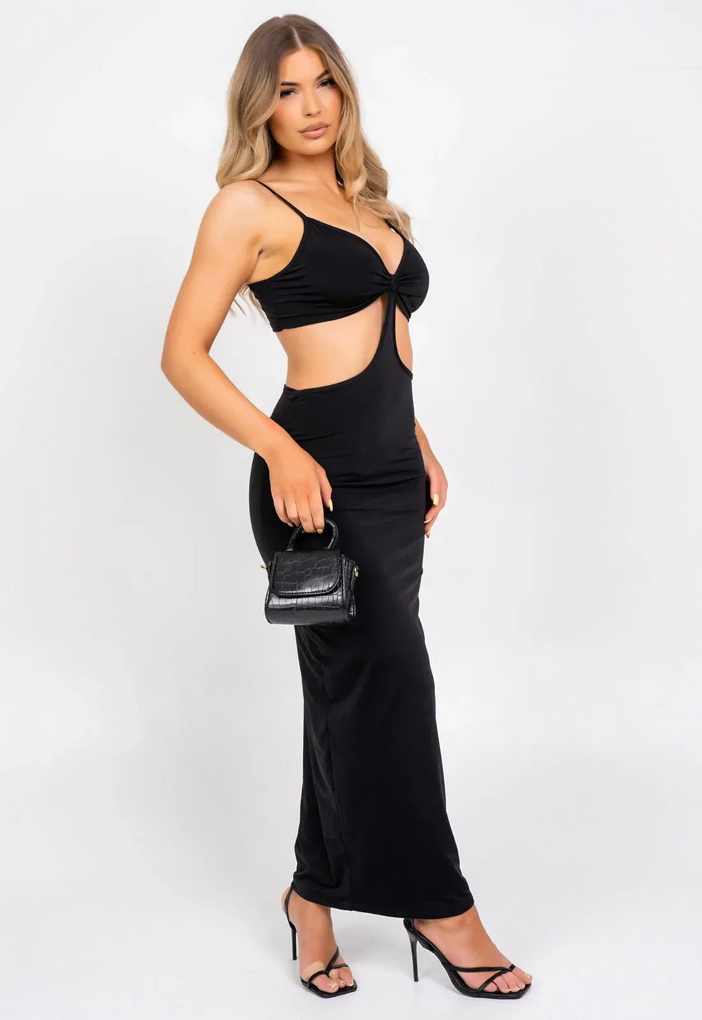 Nazz Collection Black Over It Maxi Dress
